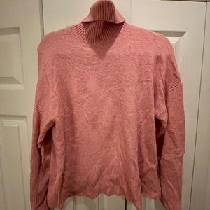Pink Turtleneck